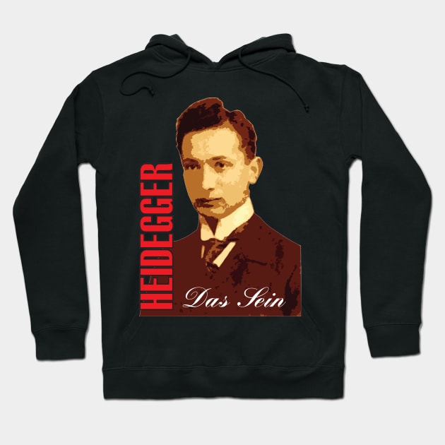 Martin Heidegger Das Sein Hoodie by DJVYEATES